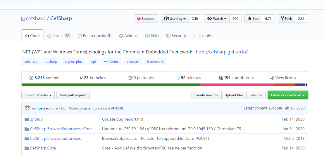 .net使用cefsharp开源库开发chrome浏览器